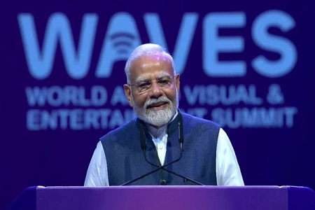 वर्ल्ड ऑडियो विजुअल एंड एंटरटेनमेंट समिट-वेव्‍स 2025 एक बेहतरीन मंच- प्रधानमंत्री नरेंद्र मोदी
