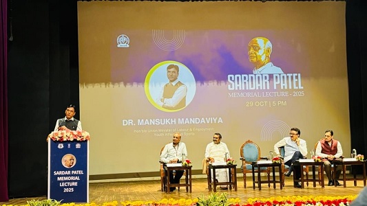 सरदार वल्लभ भाई पटेल भारत के लिए एक विरासत, एक विचार और एक संस्था : केंद्रीय मंत्री मांडविया