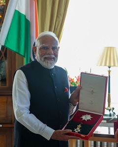स्वीडन ने पीएम मोदी को ‘रॉयल ऑर्डर ऑफ पोलर स्टार कमांडर ग्रैंड क्रॉस’ से सम्मानित किया