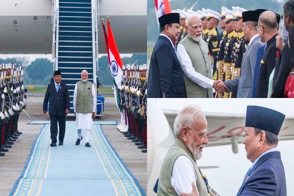 पीएम मोदी पहुंचे इंडोनेशिया, जकार्ता हवाई अड्डे पर भव्य स्वागत