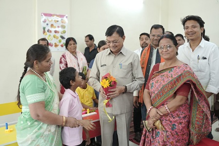 जिला खनिज न्यास मद से शहर को मिली सर्वसुविधायुक्त दिव्यांग विद्यालय सह-छात्रावास ’’ उमंग ’’ की सौगात