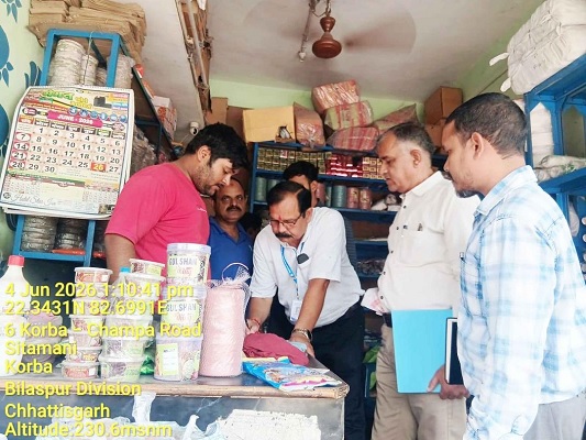 प्रतिबंधित प्लास्टिक के उपयोग पर 04 प्रतिष्ठानों पर लगा 13 हजार रू. का अर्थदण्ड