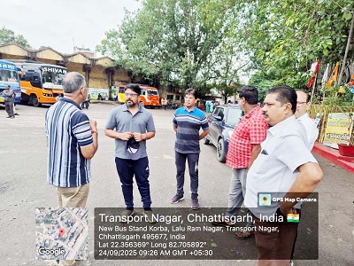 परिवहन नगर के तीनों पार्किंग एरिया व बस स्टैण्ड की व्यवस्था में लायें सुधार - आयुक्त श्री पाण्डेय