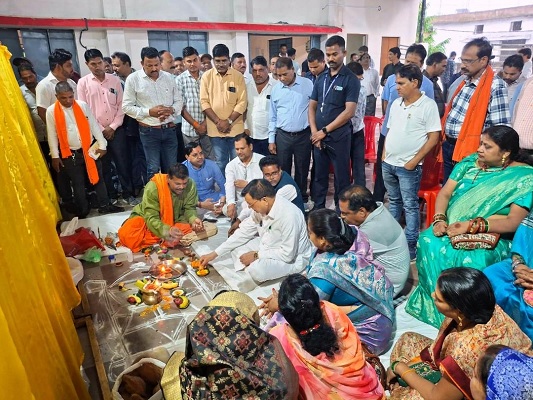 उद्योग मंत्री श्री लखनलाल देवांगन ने निगम के 04 वार्डो को दी 60 लाख रू. के विकास कार्यो की सौगात