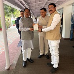 भाजपा कार्यालय के नवीन भवन का भूमिपूजन, मुख्यमंत्री समेत पूरे मंत्रीमंडल ने आमंत्रण सहर्ष स्वीकार किया