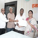रथयात्रा आयोजन हेतु समिति को 03 लाख रूपये प्रदान किया महापौर ने