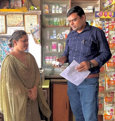 कोरबा जिला स्थित मेडिकल स्टोर्स एवं शासकीय चिकित्सालयो की सघन जांच