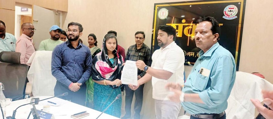 नगर पालिक निगम कोरबा में 04 कर्मचारियों की हुई अनुकम्पा नियुक्ति