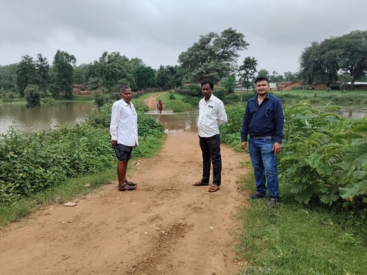 डौकाबुड़ा जलाशय में 85 प्रतिशत जलभराव, दोनों गेट बंद