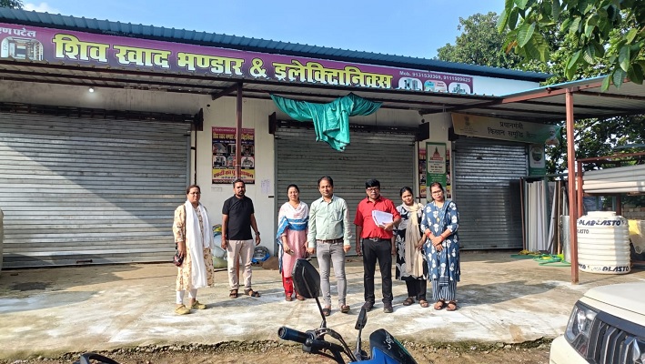 कटघोरा एवं पोड़ी उपरोड़ा में उर्वरक-कीटनाशक दुकानों का औचक निरीक्षण