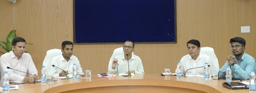 बारिश से हुए जान माल के नुकसान का पीड़ितों को राहत पहुँचाने के दिए कलेक्टर ने निर्देश