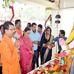 निगम की कर्मशाला व डब्ल्यू.टी.प्लांट में भगवान विश्वकर्मा की हुई पूजा अर्चना