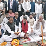 भाजपा जिला कोरबा के लिए ऐतिहासिक दिन: ‘अटल स्मृति भवन’ का भूमिपूजन एवं शिलान्यास भव्य रूप से संपन्न