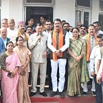 श्री नितिन नवीन जी को राष्ट्रीय अध्यक्ष बनाए जाने पर कोरबा में जश्न का माहौल