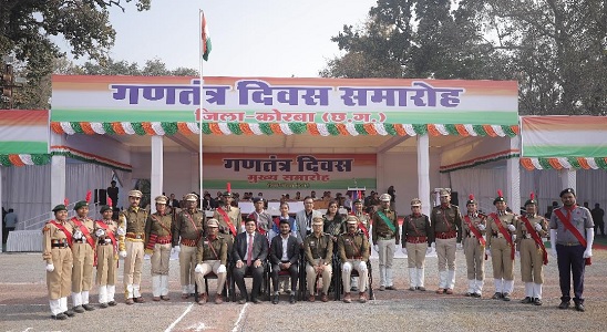 फुटबॉल ग्राउंड सीएसईबी में गणतंत्र दिवस समारोह का हुआ फुल ड्रेस फ़ाइनल रिहर्सल