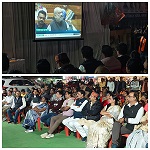 SIR पर अमित शाह के ऐतिहासिक भाषण का हुआ सुभाष चौक कोरबा में सार्वजनिक प्रसारण