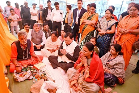 उद्योग मंत्री व महापौर ने किया 01 करोड़ 05 लाख रू. के विकास कार्यो का भूमिपूजन