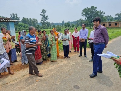 संचालक कृषि द्वारा जिले में अनेक स्थान पर विभागीय योजनाओं के क्रियान्वयन का किया गया निरीक्षण