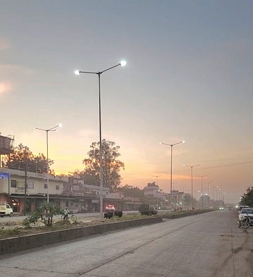 इमलीछापर-गेवरा रेलवे स्टेशन मार्ग स्ट्रीट लाइट से हुआ रोशन