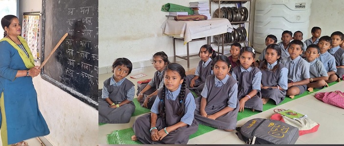 माँझीपारा : युक्ति युक्तकरण से शिक्षिका की नियुक्ति से पढ़ाई हुई आसान