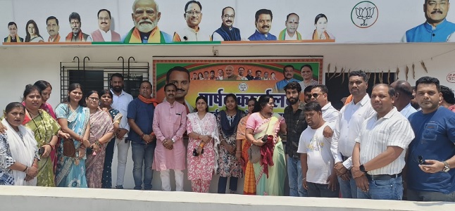 भारतीय जनता पार्टी बालको नगर मंडल की 'मंडल स्तरीय मासिक बैठक' का गरिमामयी आयोजन संपन्न