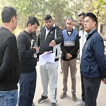 जिला चिकित्सालय में प्रगतिरत व प्रस्तावित कार्यो को समयसीमा में पूरा कराएं - आयुक्त श्री आशुतोष पाण्डेय