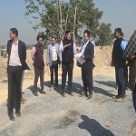 कलेक्टर द्वारा पुनर्वास ग्रामों एवं सड़कों के निर्माण कार्यों का निरीक्षण