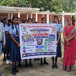 सेजेस हाई स्कूल पोलमी में मतदाता जागरूकता रैली आयोजित