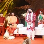 दूसरे दिवस की रामलीला के प्रमुख आकर्षक रहे हनुमान अंश मूवी के नायक श्री शोभिनव सत्य
