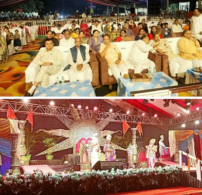 उद्योग मंत्री तथा अतिथियों की उपस्थिति में रामवन गमन सहित रामलीला के विविध प्रसंगों का हुआ मंचन