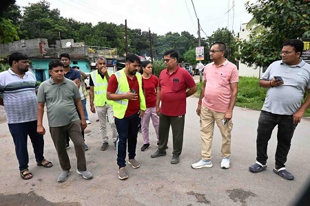 एम.पी.नगर विस्तार में रिक्त जमीनों को गंदगी से मुक्त करने बनेगें मिनी गार्डन