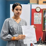 सेवा सेतु से आसान हुई शासकीय सेवाओं की राह, निधि सेन को एक सप्ताह में मिला निवास प्रमाण पत्र