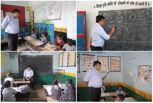 कलेक्टर ने शिक्षक बनकर बच्चों की ली कक्षा, पढ़ाई और स्कूल की सुविधाओं पर किया संवाद