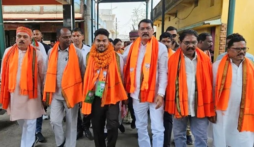 दीपका नगर पालिका उपचुनाव : भारी जनसमर्थन के साथ भाजपा प्रत्याशी ऋषिकांत सिदार ने भरा नामांकन