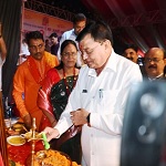 अधर्म, अंहकार कितना ही शक्तिशाली क्यों न हो, पराजित अवश्य होता है - उद्योग मंत्री श्री लखनलाल देवांगन