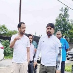 इंडस्ट्रियल एरिया पहुंचे आयुक्त, वृक्षारोपण हेतु किया स्थल निरीक्षण, वृहद पैमाने पर वृक्षारोपण की योजना
