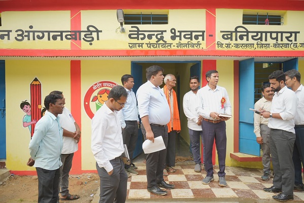 कलेक्टर श्री कुणाल दुदावत ने रामपुर में निर्माणाधीन नवीन महाविद्यालय का किया निरीक्षण